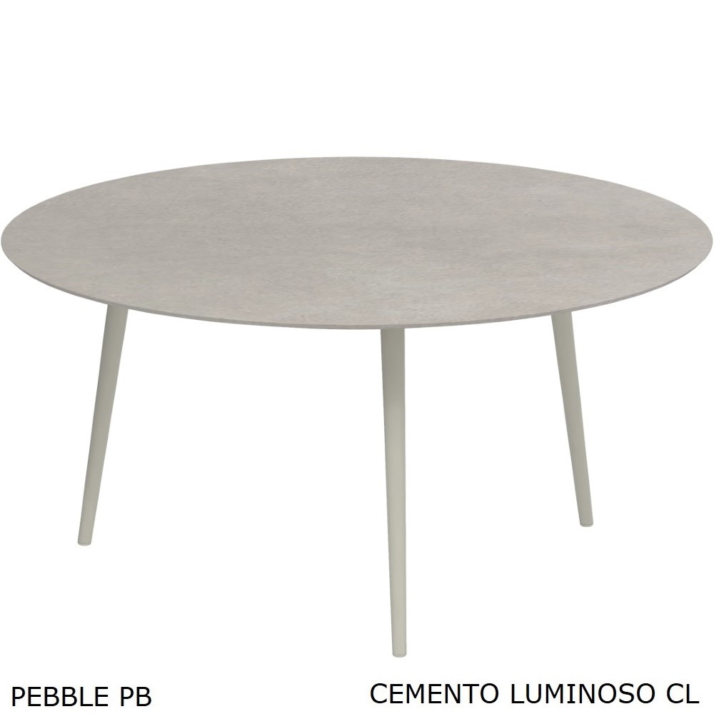 Tavolo da Pranzo Rotondo Styletto Royal Botania 160 cm.
