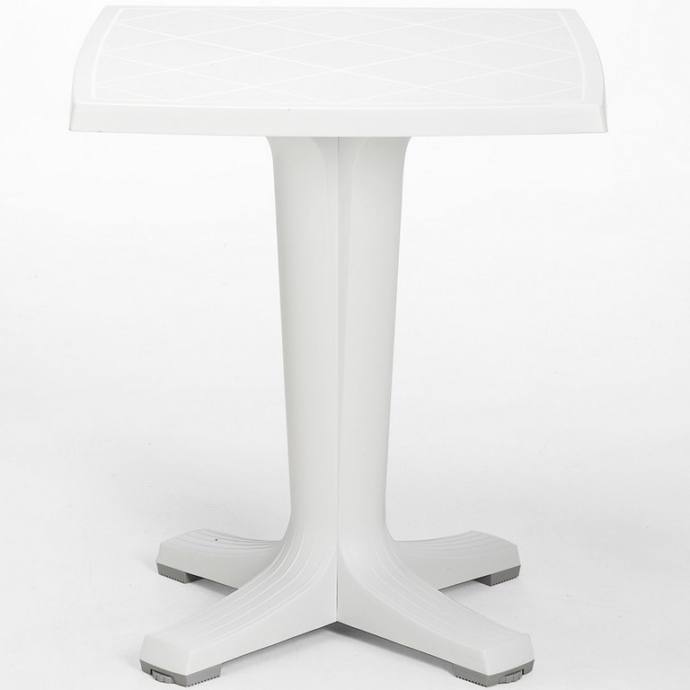 Tavolo in resina Marte Nardi 65 x 65 Bianco