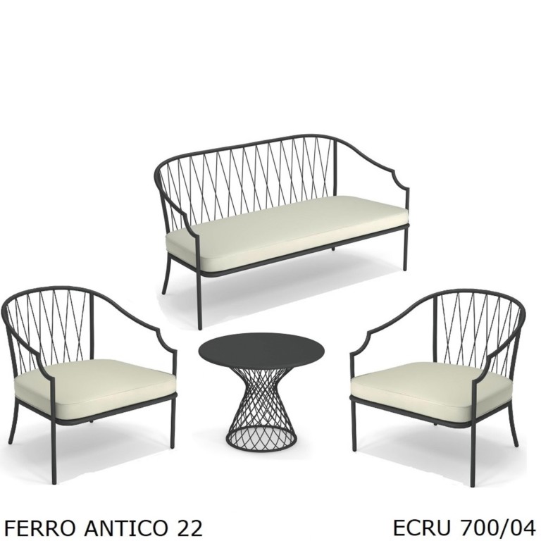 Como EMU Divano Poltrona Salotto da esterno 