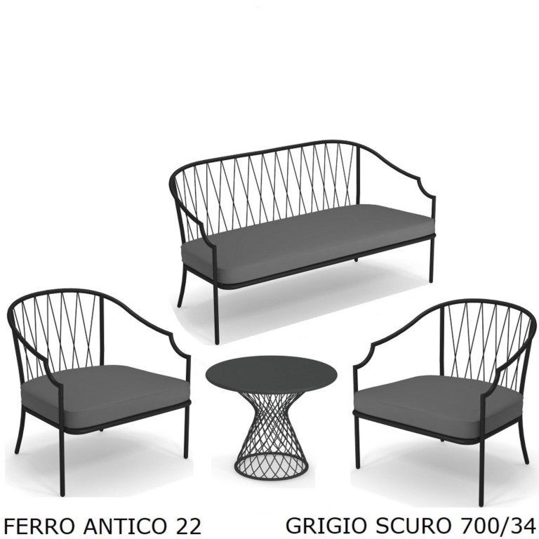 Como EMU Divano Poltrona Salotto da esterno 