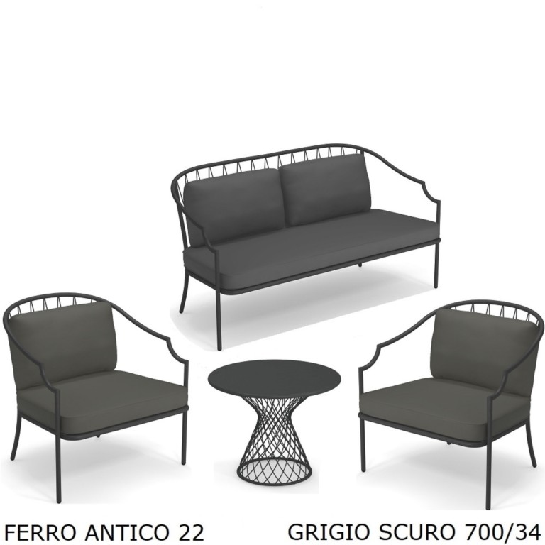 Como EMU Divano Poltrona Salotto da esterno 