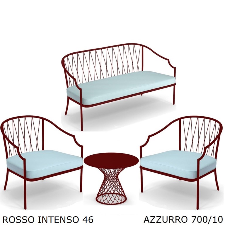 Como EMU Divano Poltrona Salotto da esterno 