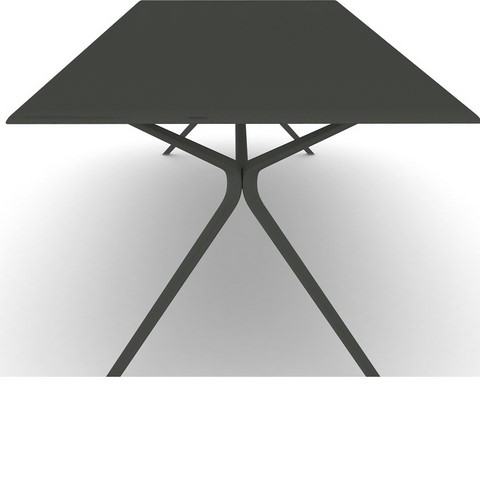 Tavolo rettangolare Moai 290x100 Alluminio FAST