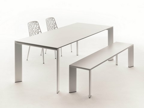 Tavolo in alluminio Grande Arche Fast